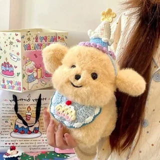 Decorated soft toy used for birthday-child DIY doll styling