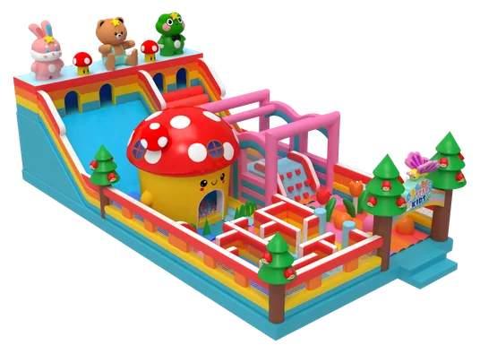 Mushroom Castle rental equipment from the 3 Star Kids catalogue