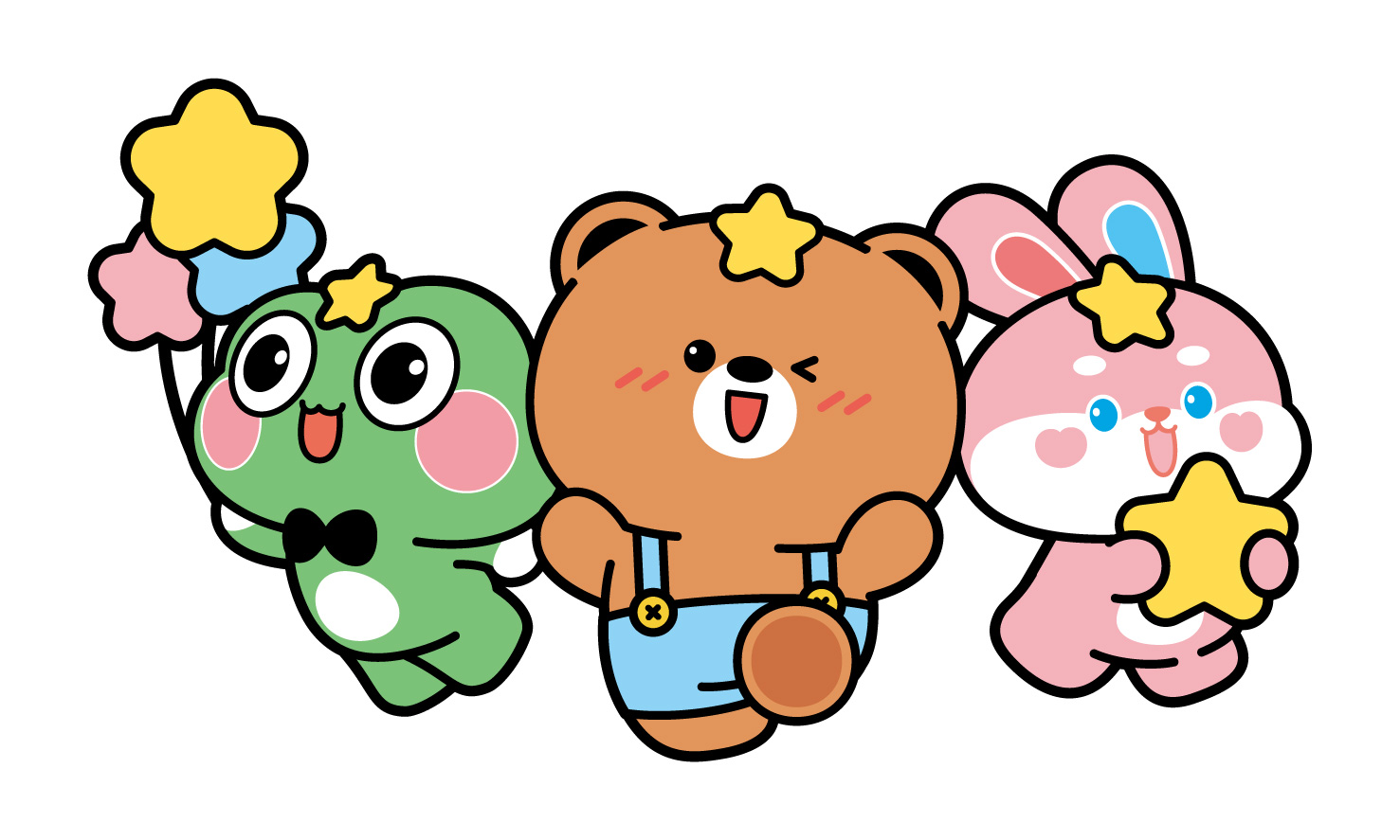 3 Star Kids characters